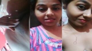 Desi Cewek Kirim Video Mesum Ke Selingkuhannya, Bikin Hindi Pacar Malu.