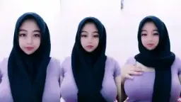 Ukhti Fira Pake Hijab Unyu, Baju Ungu Ngepas Banget Sampe Keliatan Lekukannya