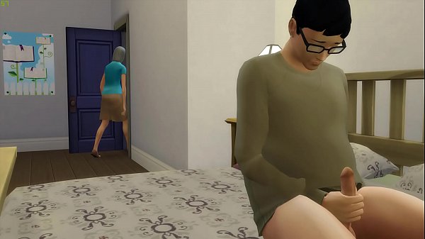 Ibu Tiri Lihat Anak Gendutnya Lagi Colmek, Lalu Bantu Dia Ngentot Pertama Kali Sama Dia